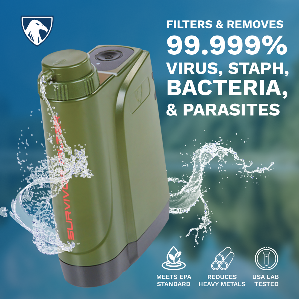 Handheld Electric Survival Water Filter Survivor Filter PRO X