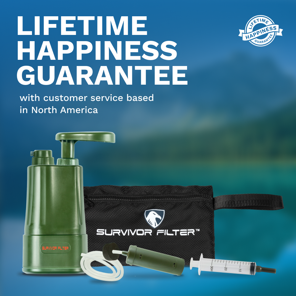 SURVIVOR FILTER PRO™ Portable Water Filter Pump