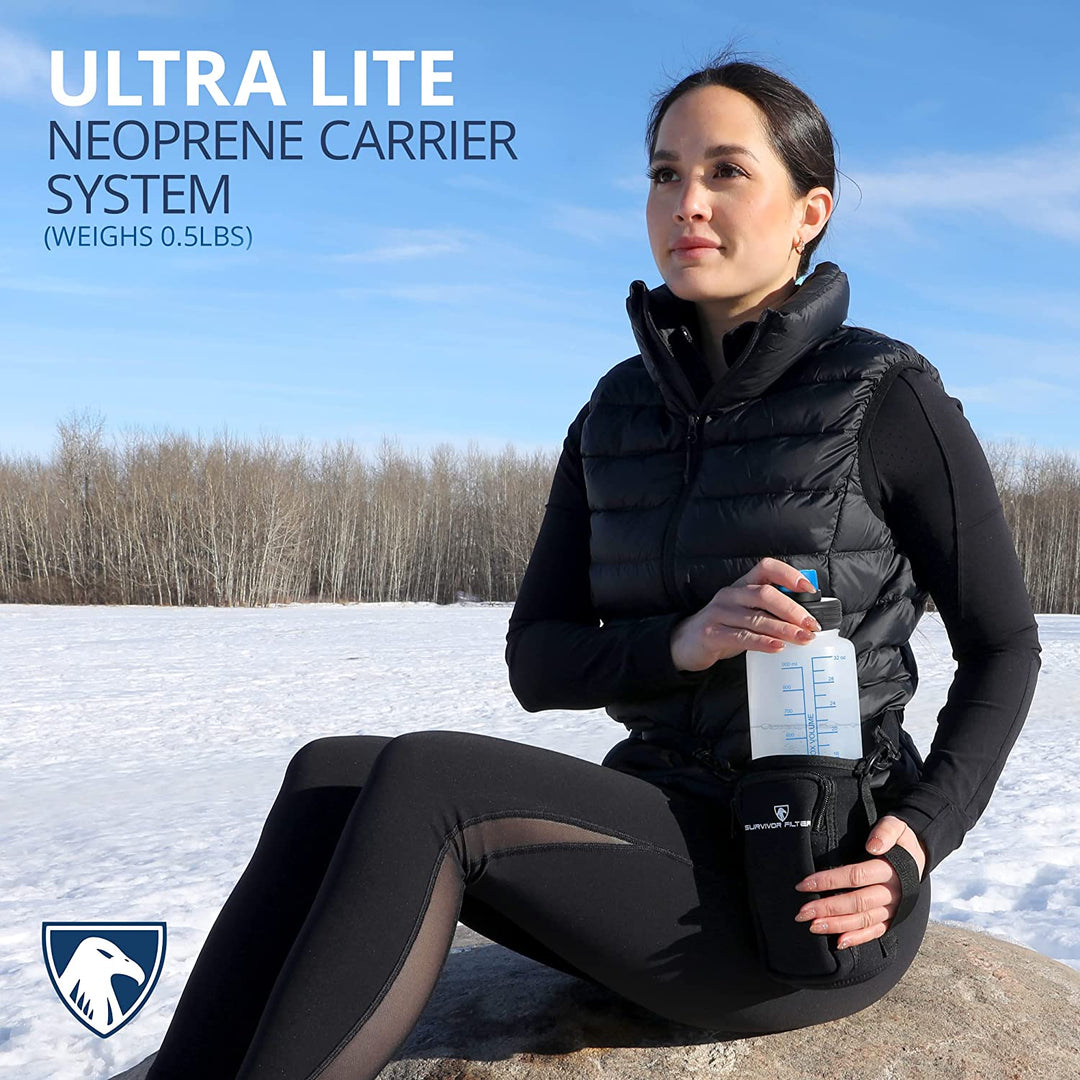 SURVIVOR FILTER™ Active All Terrain Filtration Bottle &amp; Carrier System